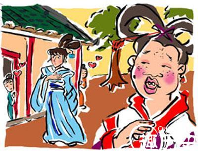 东施效颦的故事