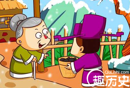 雪中送炭的故事