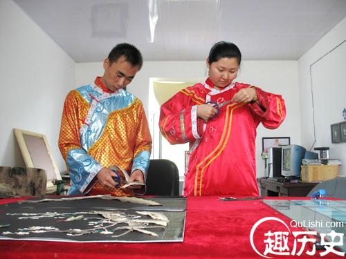 赫哲族省级非遗项目之鱼皮画制作简介