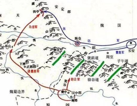 诸葛亮六出祁山，为什么每次都要绕远路？