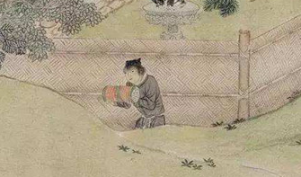 《赵孟頫写经换茶图》描绘的是什么故事?